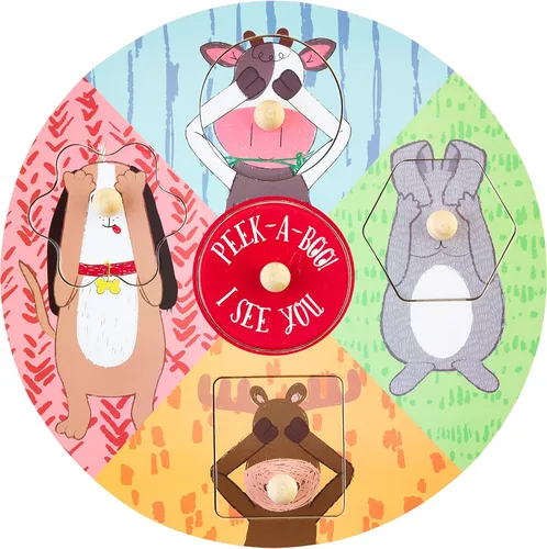 Mud Pie Rompecabezas para niños, Peek-A-Boo