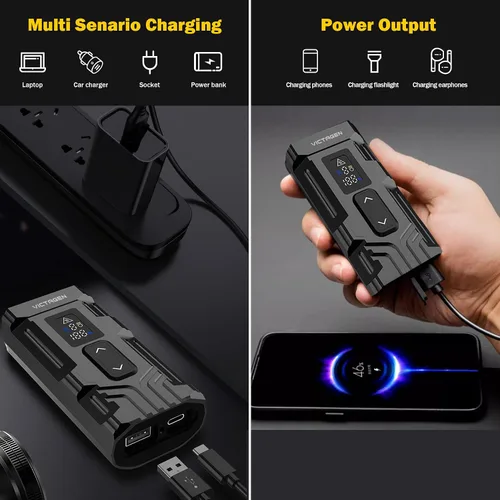 Miniatura 6 de Victagen Luces de bicicleta de 9000 lúmenes, faros de bicicleta de luces altas y bajas, luces de bicicleta súper brillantes, luces de bicicleta MTB