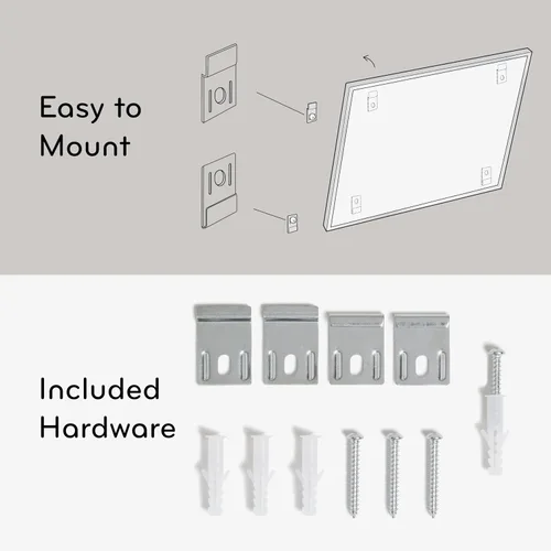 Miniatura 5 de U Brands - Pizarra magnética de borrado en seco, pizarra blanca, 24 x 18 pulgadas, marco de aluminio plateado, incluye marcador