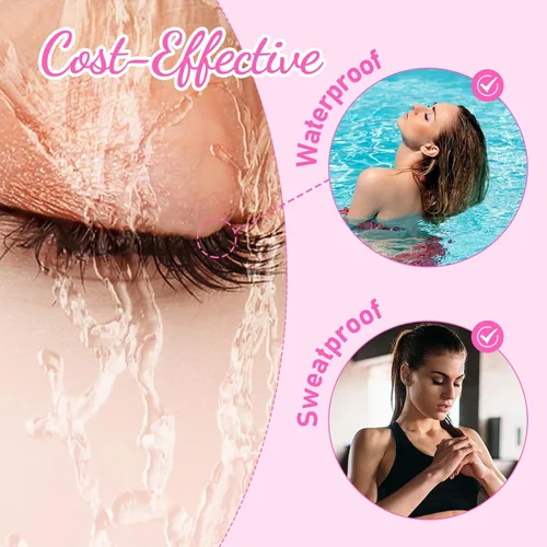 Miniatura 4 de Arison Lashes Extensión de pestañas en forma de W 5D, abanicos prefabricados de volumen suave natural, abanicos de imitación de visón negro mate, 12