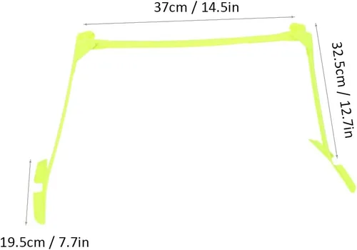 Miniatura 5 de 2 obstáculos de entrenamiento de velocidad, 2 piezas de obstáculos de entrenamiento de fútbol, ayudas de entrenamiento de velocidad, obstáculos