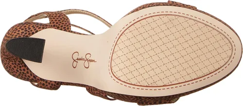 Miniatura 4 de Jessica Simpson Correa de tobillo metálica con diamantes de imitación para mujer