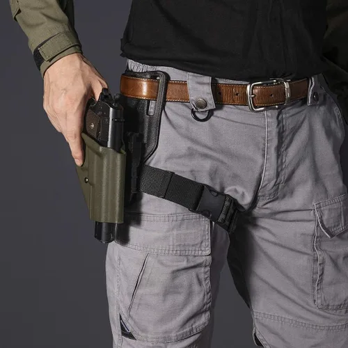 Miniatura 7 de Leg Holster Strap, Tactical Leg Strap Thigh Belt Military Outdoors EDC Leg Hanger Band for Drop Leg Holsters Hunting Cosplay