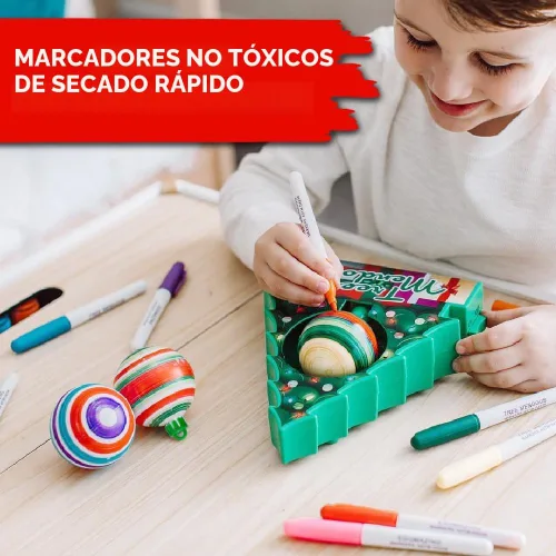 Miniatura 4 de Treemendous - Juego de decoración de adornos para árbol de Navidad y paquete de 6 adornos combinados - Actividad de artesanías y manualidades