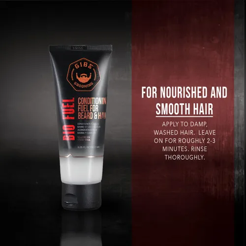 Miniatura 4 de GIBS Grooming Bio Fuel - Combustible acondicionador para el crecimiento de la barba y el cabello (3.25 onzas) de mantequilla de mango, palma enana