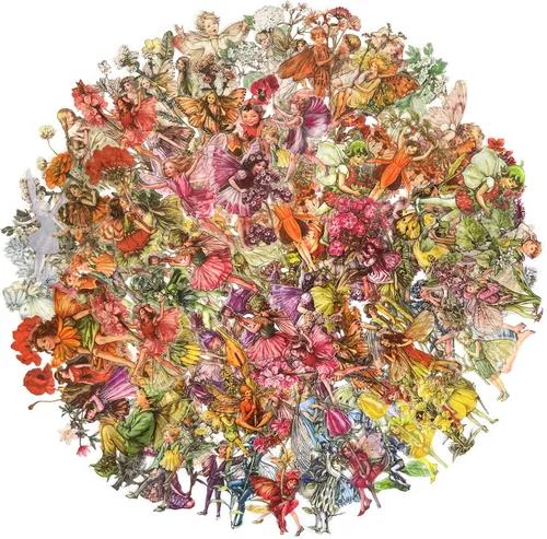 Yoksas Adhesivo vintage de mariposa, flor, hada, 360 calcomanías transparentes de estética del país de las maravillas para viñetas, álbumes de