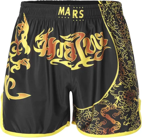 Lejafay Pantalones cortos deportivos Muay Thai para hombre, pantalones cortos de kickboxing, artes marciales y artes marciales