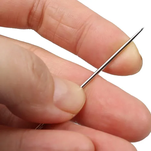 Miniatura 8 de Eketirry Kit de agujas de coser a mano, agujas de mano resistentes para tapicería, alfombras, cuero, reparación de lona (5 piezas)