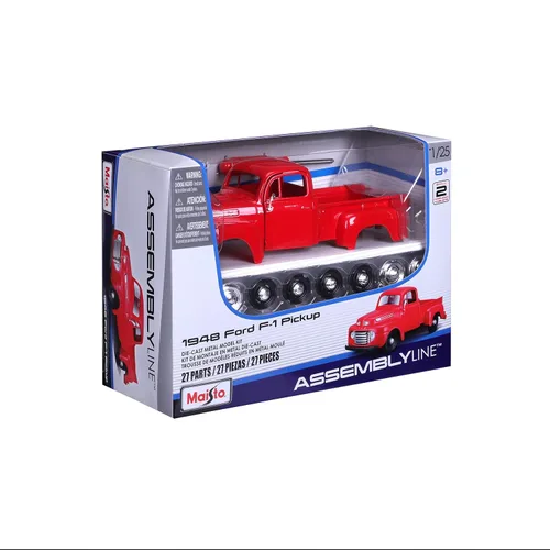 Miniatura 11 de Maisto Línea de montaje 1:24 1948 Ford F-1 Pick-up, rojo