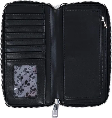 Miniatura 4 de Loungefly Disney Mickey and Minnie Mouse - Cartera con cremallera estampada Multi Classic