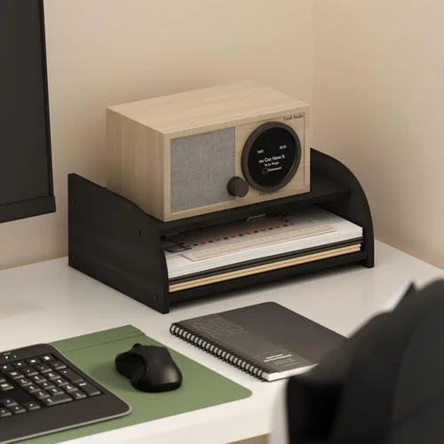 Miniatura 19 de Furinno Hermite Estantería Organizadora de Escritorio Librero, Espresso