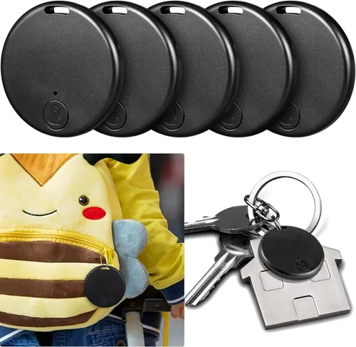 Konohan 5 paquetes de rastreador GPS portátil, rastreador móvil antipérdida, dispositivo inteligente buscador de llaves, buscador GPS, dispositivo