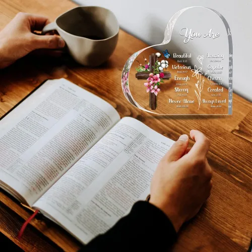 Miniatura 3 de Regalos cristianos inspiradores, religiosos, versículos bíblicos y regalos espirituales de aliento para mujeres, mamá, amiga, hermana, placas