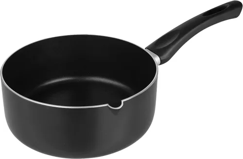 Miniatura 3 de IBILI Cacerola Inducta con caño 4.7 in, Aluminio, Negro