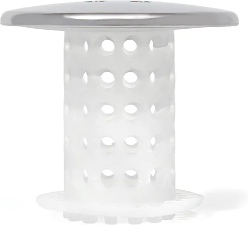 Miniatura 9 de TubShroom Protector de drenaje de bañera y captador de pelo, paquete de 2, cromado, se adapta a desagües de bañera y ducha de 1.5 a 1.75 pulgadas