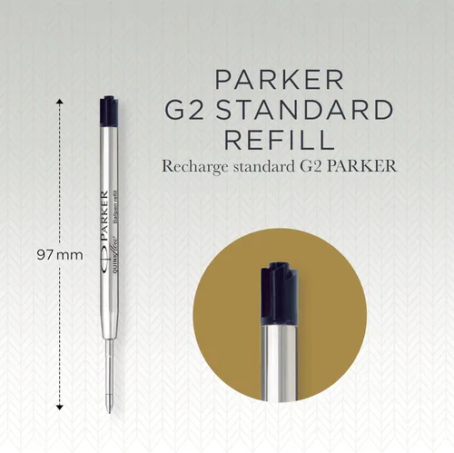 Miniatura 3 de Parker Quink - Recambio para bolígrafo de punta ancha, color negro