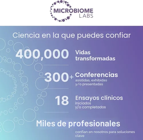 Miniatura 9 de Microbiome Labs MegaSporeBiotic Probióticos para mujeres y hombres, probióticos a base de esporas para la salud intestinal y el apoyo digestivo