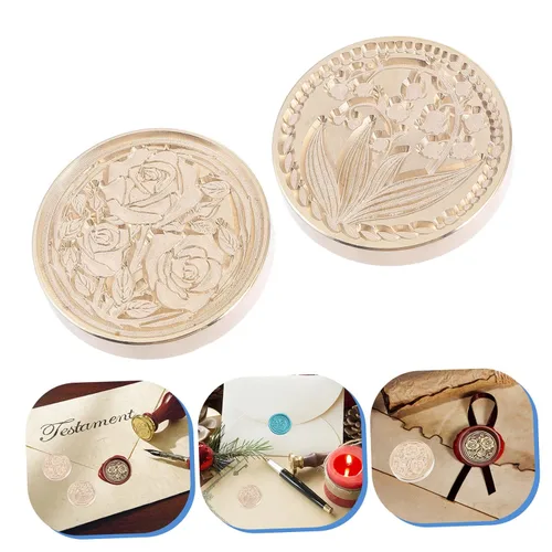 Miniatura 6 de TOYANDONA Sello de cera de cabeza de cobre, decoración retro, sello de cera de sellado, cabeza de sello de cera de cobre, sello de cera de latón
