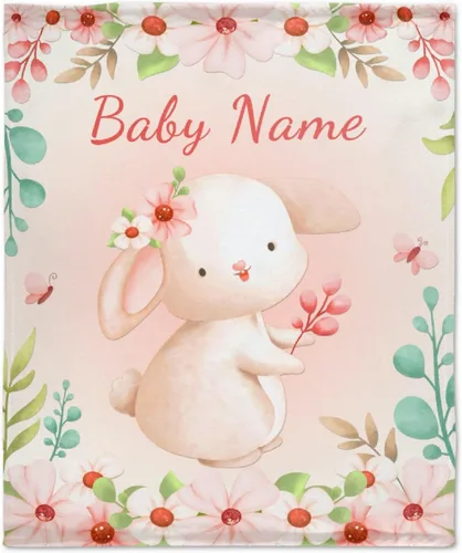 Miniatura 22 de Manta personalizada con nombre, suave, acogedora y ligera, con nombre para sofá o cama, regalo personalizado, unisex, tamaño XS, 40 x 30 pulgadas