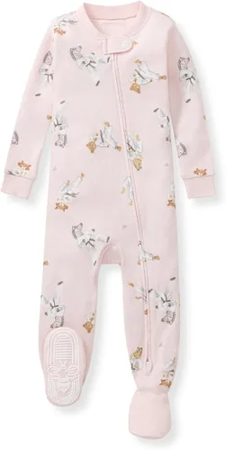 Miniatura 51 de Burt's Bees Baby Pijama para bebé niña, 100% algodón orgánico, pijama de una pieza, overol diagonal con cremallera, ajuste cómodo