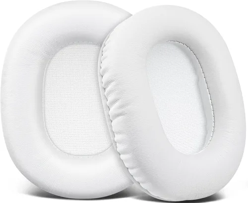 Miniatura 18 de SOULWIT Almohadillas de repuesto para auriculares de monitor Audio Technica ATH M50X M50XBT M50RD M40X M30X M20X MSR7 SX1, almohadillas con piel