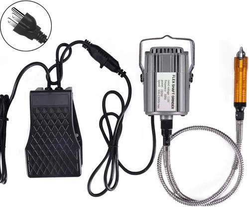 Miniatura 2 de Herramienta Giratoria de Eje Flexible Molinillo Colgante Carver Kit de Herramientas Eléctricas Multifunción para Trabajo en Metal, Control por