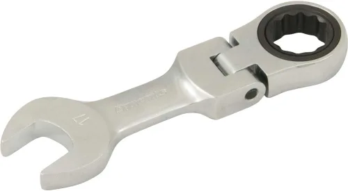 Miniatura 6 de Dynamic Tools D076319 Llave de trinquete de cabeza flexible rechoncha, 0.748 in