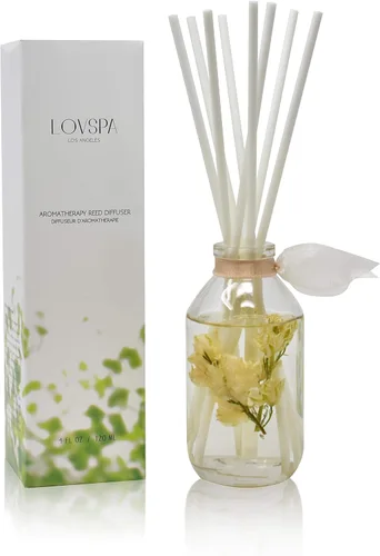Miniatura 19 de Set de difusor de cañas, difusor de aceite perfumado con aroma a ámbar romántico y varillas, accesorios de fragancia para el hogar para decorar