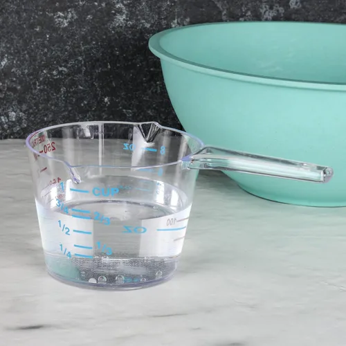 Miniatura 4 de Chef Craft Select - Taza medidora de plástico, 1 taza, transparente
