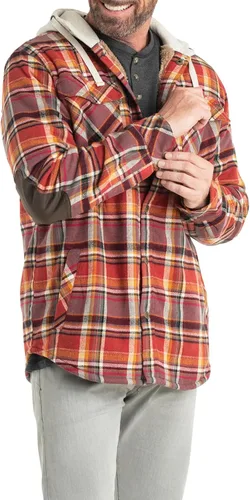 Miniatura 2 de Legendary Whitetails Chaqueta tipo camisa de franela con capucha y forro bereber para hombre