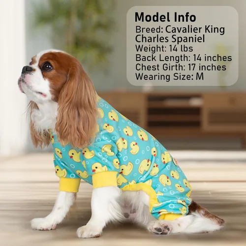 Miniatura 2 de KYEESE - Pijamas de terciopelo para perros y mascotas, ropa suave, abrigo para perros pequeños, mameluco cómodo y elástico, disfraz