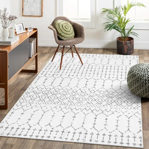 Miniatura 11 de Lahome Alfombras marroquíes para pasillos 2x8 Beige Alfombra de pasillo lavable antideslizante resistente a las manchas Alfombra de cocina