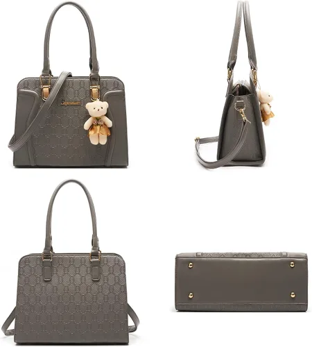 Miniatura 70 de Bolsos de mano de moda para mujer, bolsa de hombro, asa superior, bolsa de mano, juego de 4 piezas