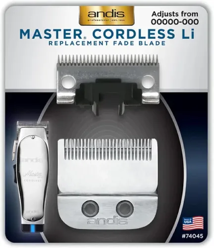 Miniatura 10 de Andis 12660 Profesional Master - Cortadora de pelo con cable/inalámbrica, cortadora de pelo con hoja de acero al carbono ajustable para corte