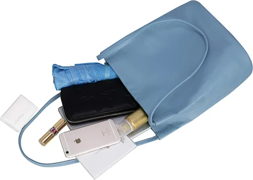 Miniatura 28 de Iswee - Bolsos de cuero genuino, diseño de hombro Hobo, bolsos para mujer