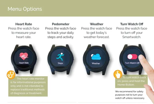Miniatura 4 de Connected Caregiver Safety+ 4G Sistema de alerta médica para personas mayores: reloj inteligente, detección de caídas, monitoreo 24/7, ubicación