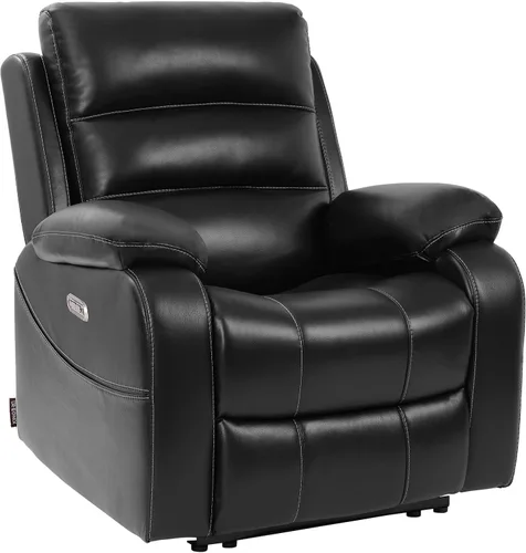 Miniatura 9 de EONIX Power Zero Wall Hugger SXXY003992 - Silla reclinable eléctrica con masaje y calor, puertos de carga USB y USB-C, SXXY003992, color marrón