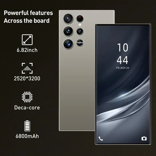 Miniatura 2 de Teléfonos celulares desbloqueados C24U, bolígrafo integrado, pantalla HD 6.82 8+256 GB, Android 14 6800mAh batería de larga duración 5G, doble