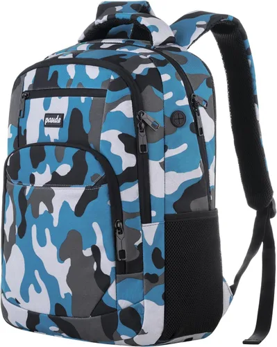 Miniatura 8 de Paude Mochila escolar, mochila de viaje para laptop de 17.3 pulgadas, mochila para adolescentes y niños, mochila universitaria con puerto de carga
