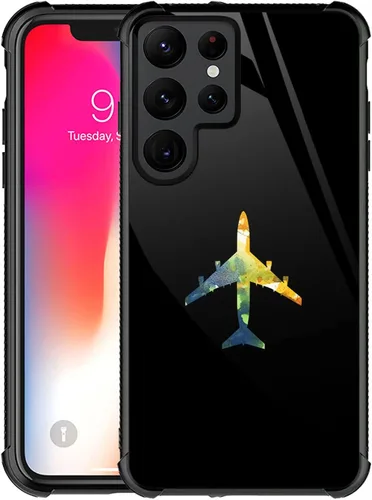 Miniatura 30 de CARLOCA Funda compatible con Samsung Galaxy S22 Ultra, increíble diseño de patrón de luz espacial nebulosa para niñas y niños, a prueba de golpes
