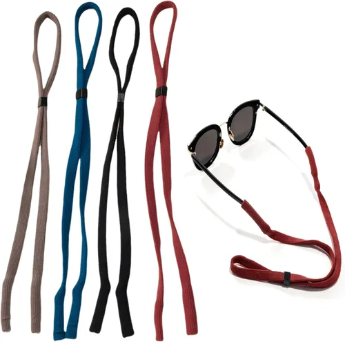 Miniatura 7 de Correa para lentes de sol para hombres, mujeres y niños, correa de alta resistencia para gafas para deportes y lectura, 4
