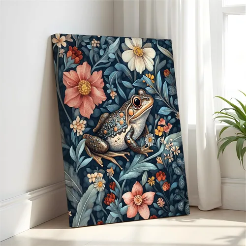 Miniatura 35 de Póster de Arte de Luna Llena, Estilo William Morris Retro de Mediados de Siglo Botánico Victoriano Academia Oscura Decoración Gótica Galería 10a