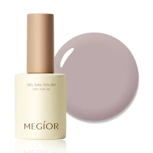 Miniatura 20 de MEGIOR Esmalte de uñas de gel blanco de 0.5 fl oz, color blanco antiguo, secado con luz UV, esmalte de gel francés, arte de uñas, salón de manicura