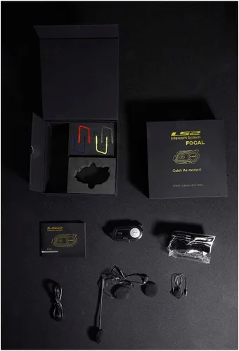 Miniatura 4 de LS2 Cascos Focal Bluetooth Sistema de comunicación (negro)
