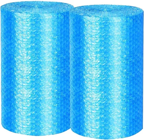 packbabol Paquete de 2 rollos de envoltura de amortiguación de burbujas, 12 pulgadas x 72 pies, burbujas de aire de 3/16 pulgadas, envoltura de