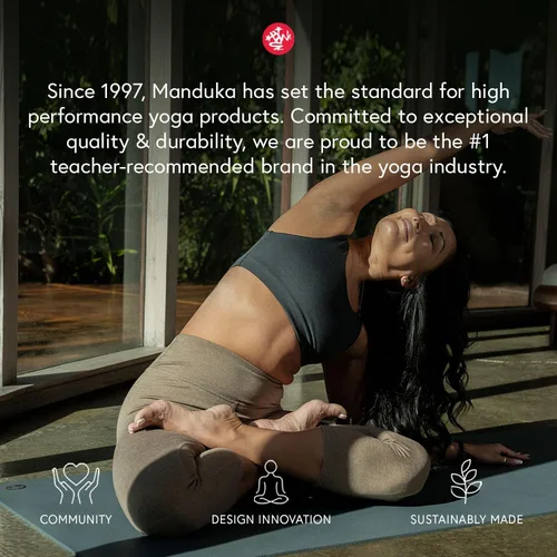 Miniatura 6 de Manduka PRO - Tapete de yoga premium de 0.236 pulgadas de grosor, respetuoso con el medio ambiente, agarre de alto rendimiento, acolchado, Saúco