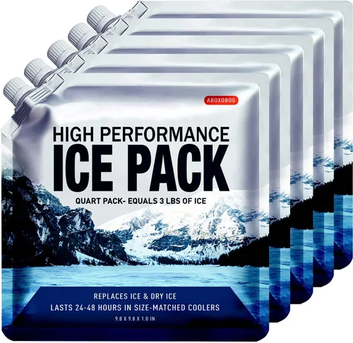 Miniatura 15 de Bolsas de hielo reutilizables para enfriadores, paquetes de congelador de gel de larga duración para bolsas más frías, lonchera, bolsa enfriadora