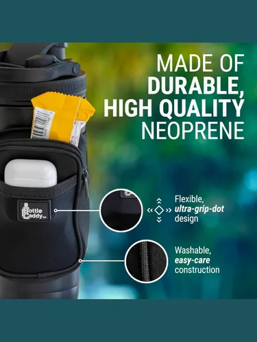 Miniatura 7 de Bottle Caddy™ - La bolsa original para botellas de agua con una cartera y soporte para teléfono, ideal para amantes del gimnasio, entusiastas