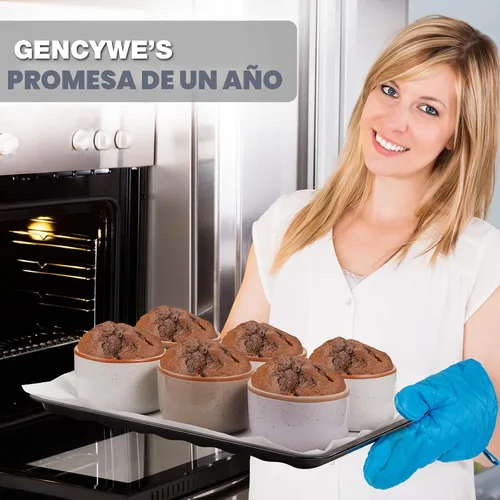 Miniatura 6 de Morandi Color Ramekins - Juego de 6, 6 onzas, aptos para horno, cuencos de porcelana para ramekin, mini moldes para tartas de queso, fuente pequeña