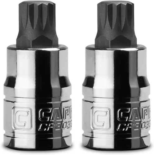 Miniatura 6 de Capri Tools 0.157 in M4 Stubby XZN Triple Square Bit Socket, 1/4-Inch Drive (CP30351)